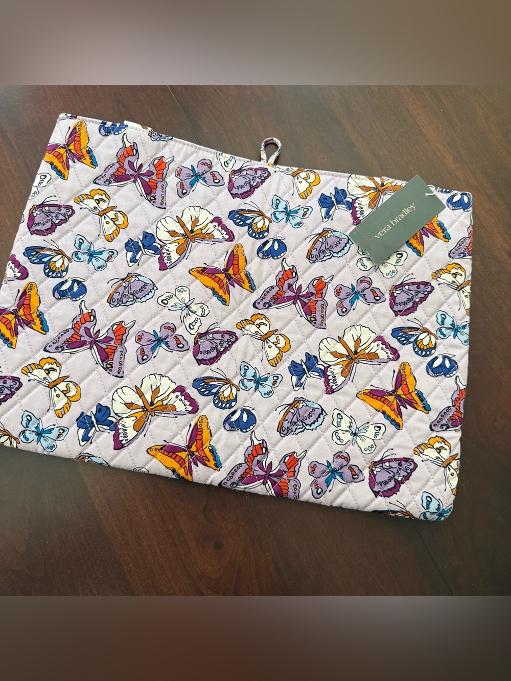 NWT Vera Bradley Wing in Flight Quilted Cotton Laptop insert Sleeve - Picture 5 of 7